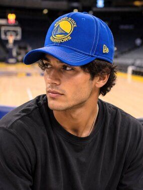 Golden State Warriors New Era Adjustable Hat NWT Blue NBA Basketball Cap